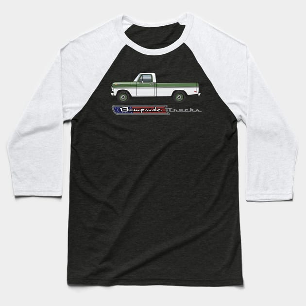 Stock Green&White 68 Baseball T-Shirt by JRCustoms44